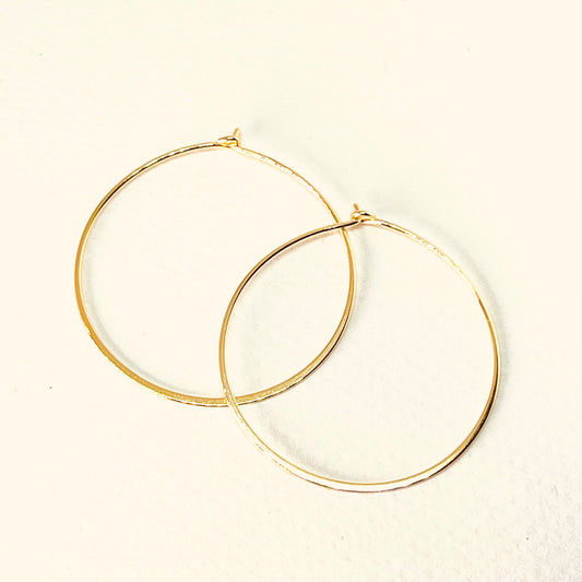Large Thin Hoops