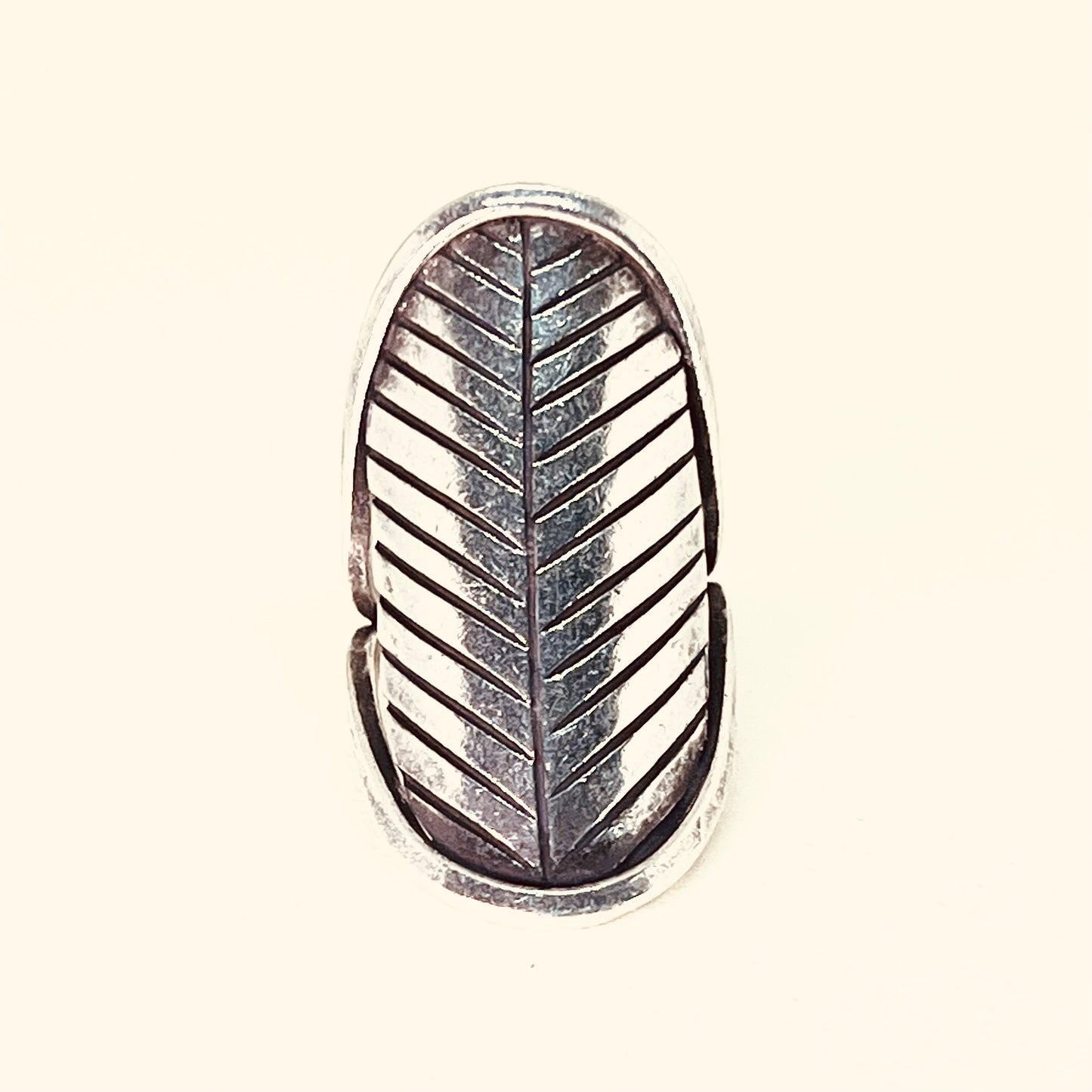 Feather Shield Ring