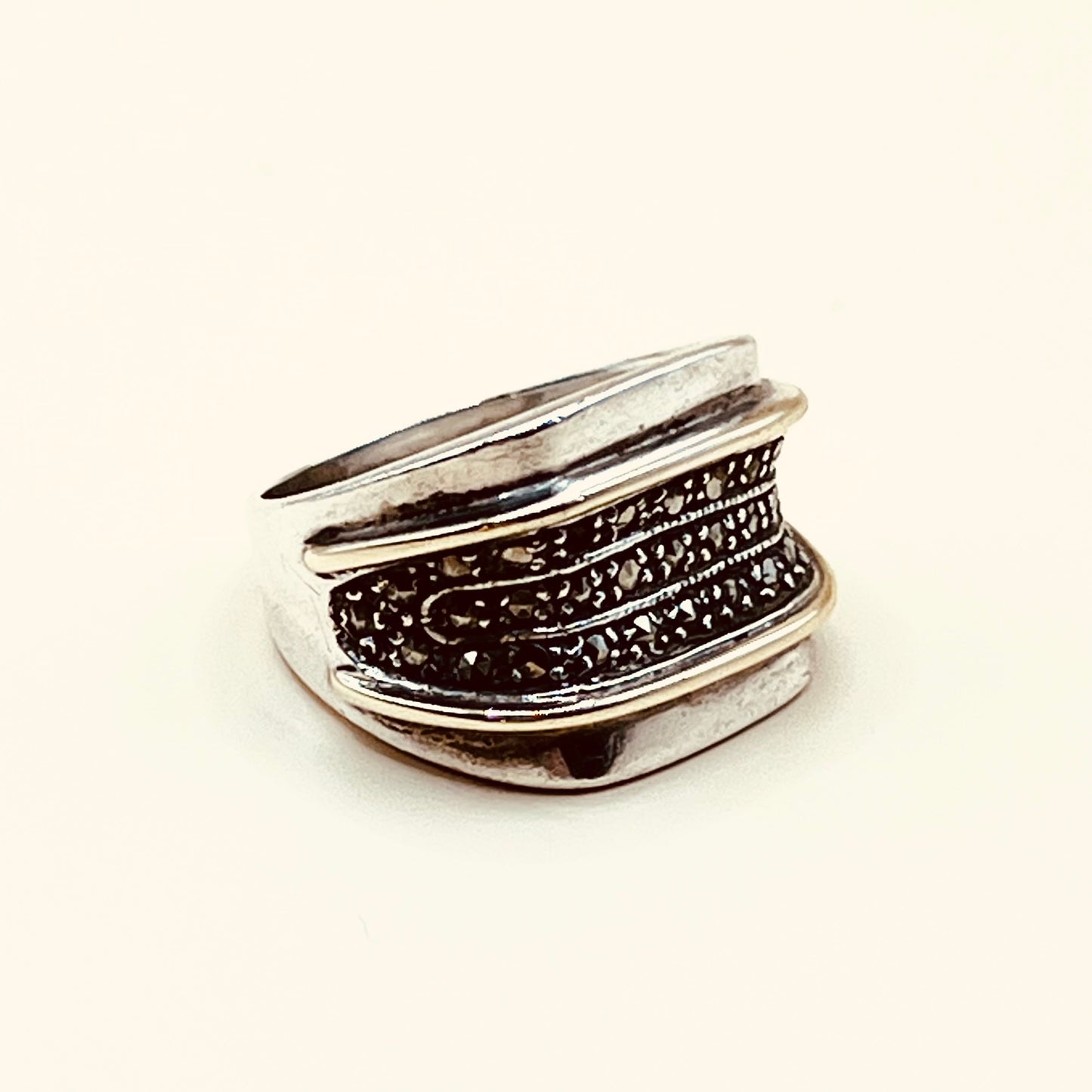 Art Deco Marcasite Ring