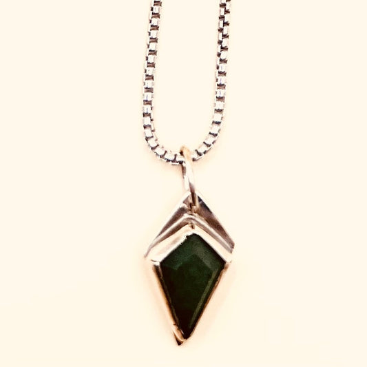 Emerald Arrow Necklace
