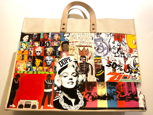 Marilyn Collage Tote