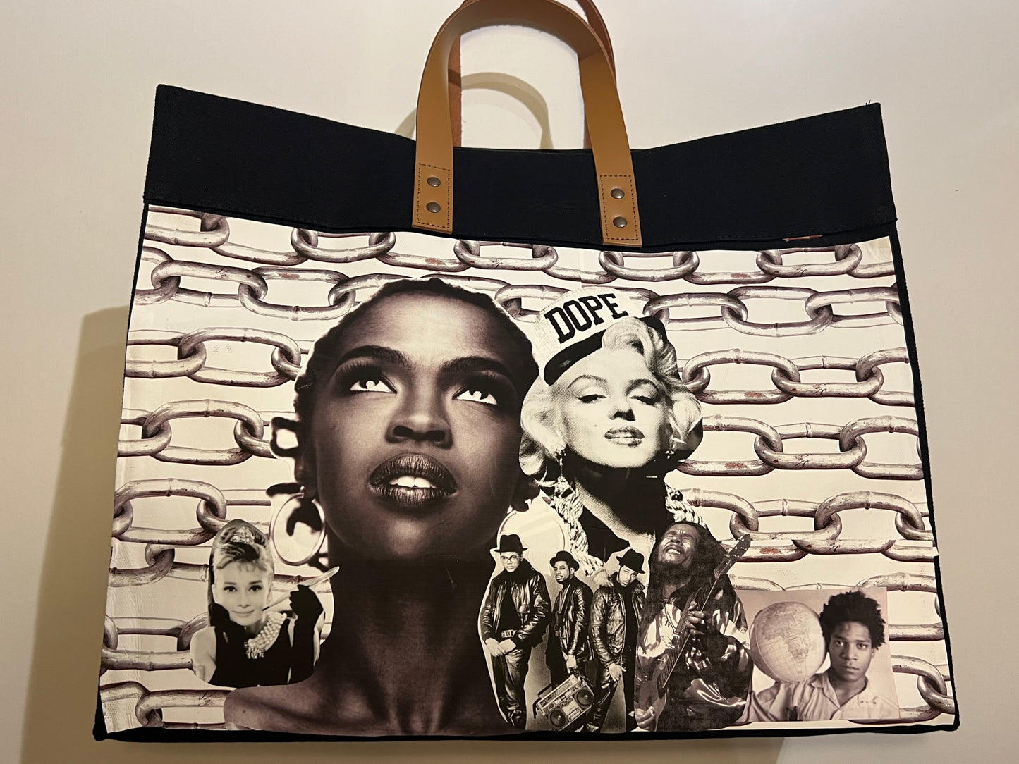 Lauryn Hill Collage Tote Bag